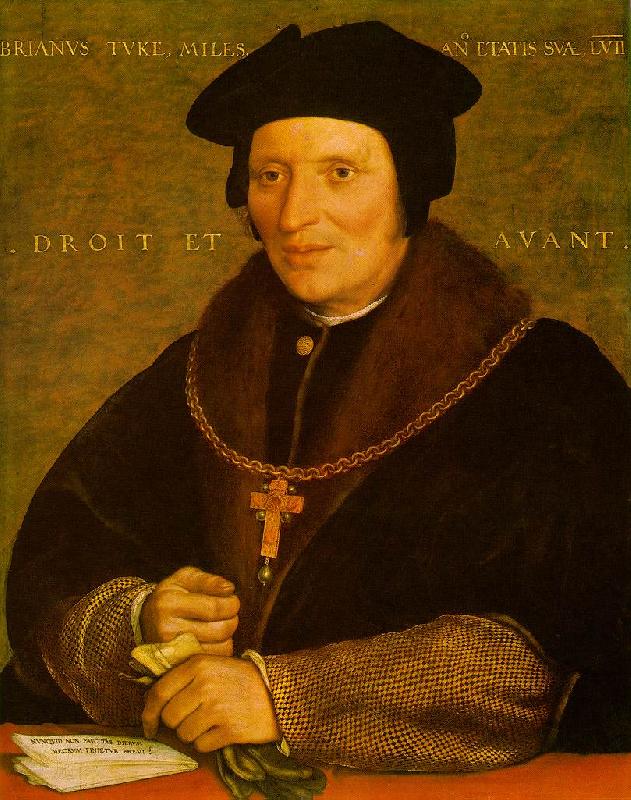 HOLBEIN, Hans the Younger Sir Brian Tuke af